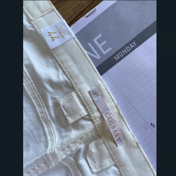 NEW GOLBARY PANTS EMBROIDED WHITE AND BLACK - Picture 3 of 6